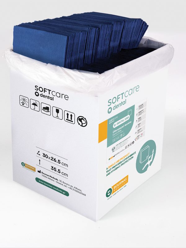 Οδοντιατρική πετσέτα Soft Care Plus 3ply- Μπλε