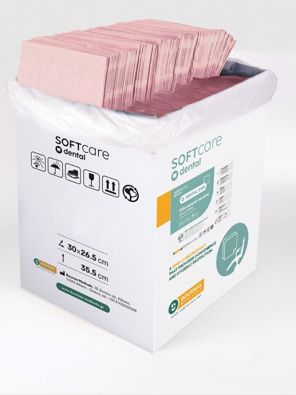 Οδοντιατρική πετσέτα Soft Care Plus 3ply- Ροζ